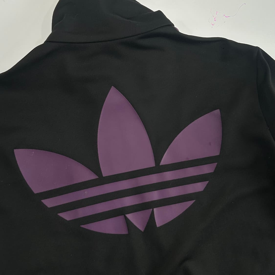 Adidas 아디다스 백 빅 파이어 로고 퍼플 블랙 유로파 져지 상품이미지5