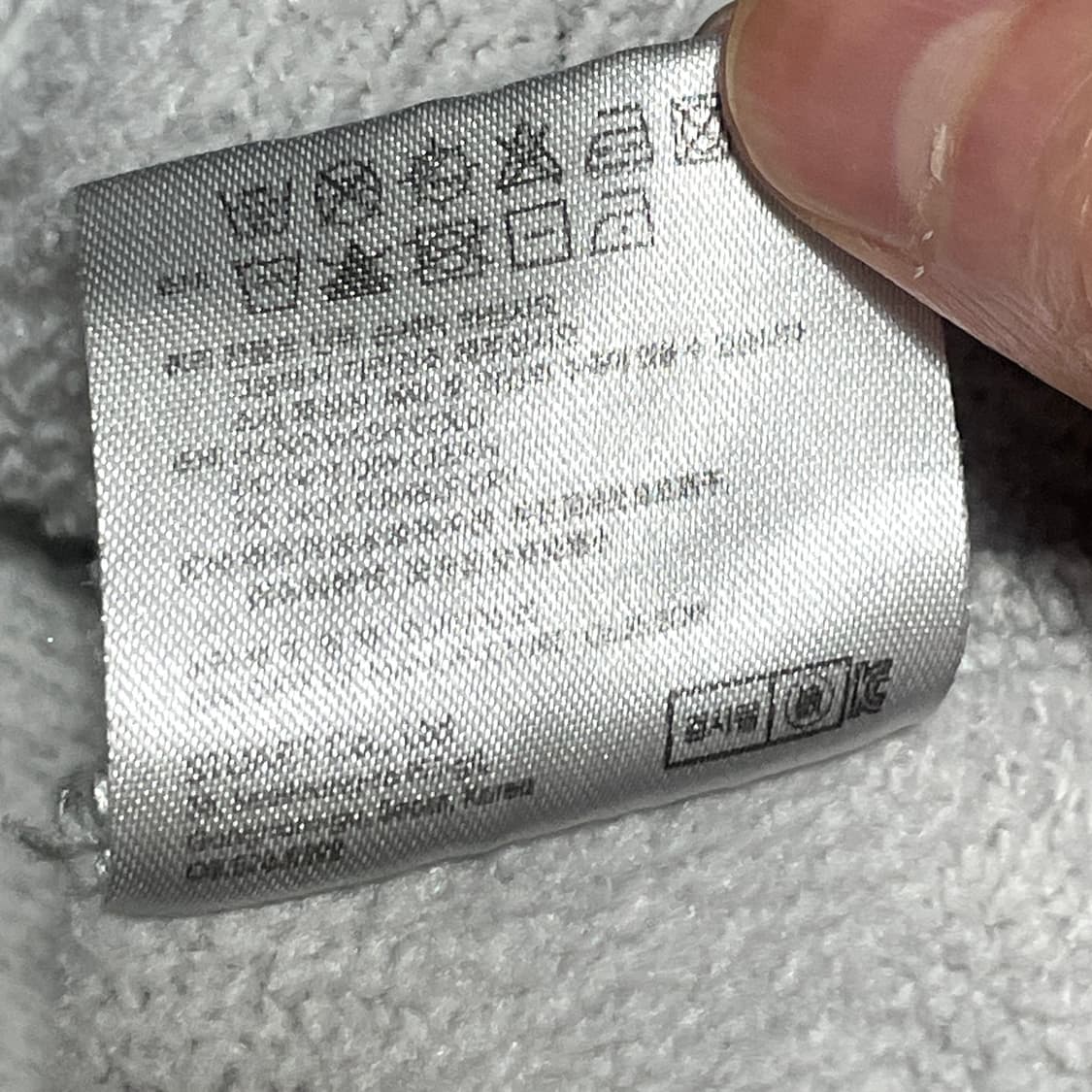앤더슨벨 그레이 크롭 후드티셔츠 남성S 상품이미지7