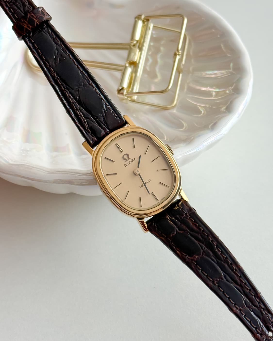 오메가 드빌 오벌 수동 시계 상품이미지1