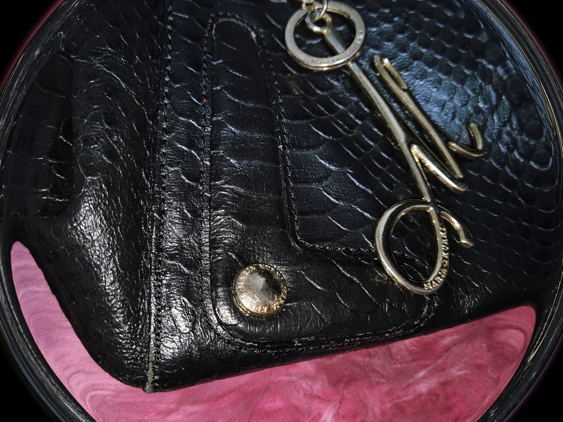 Vintage 09 Black Phyton leather Bag 상품이미지2