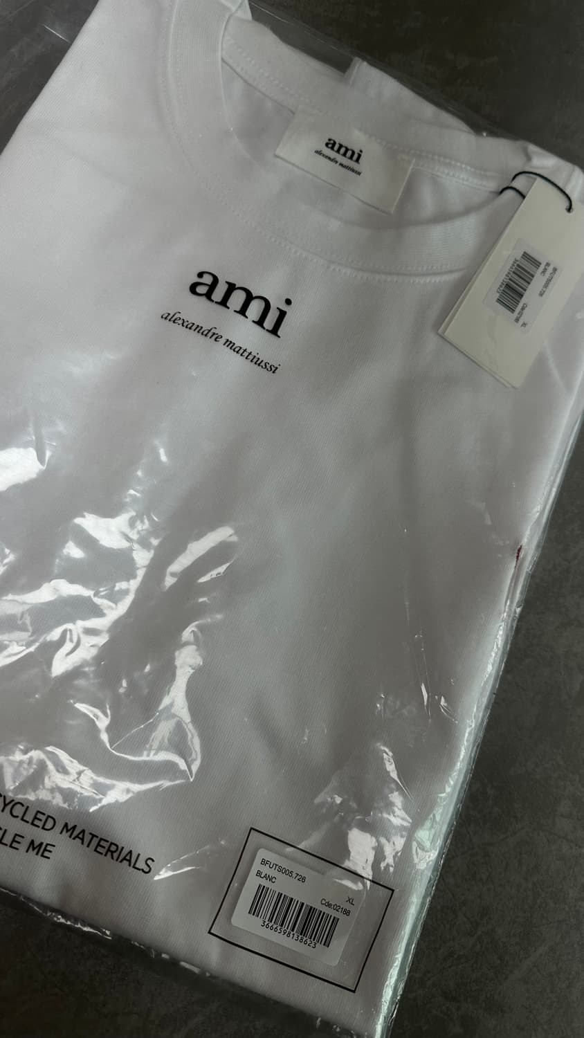 아미 스몰로고 박시핏 반팔 XL  상품이미지3