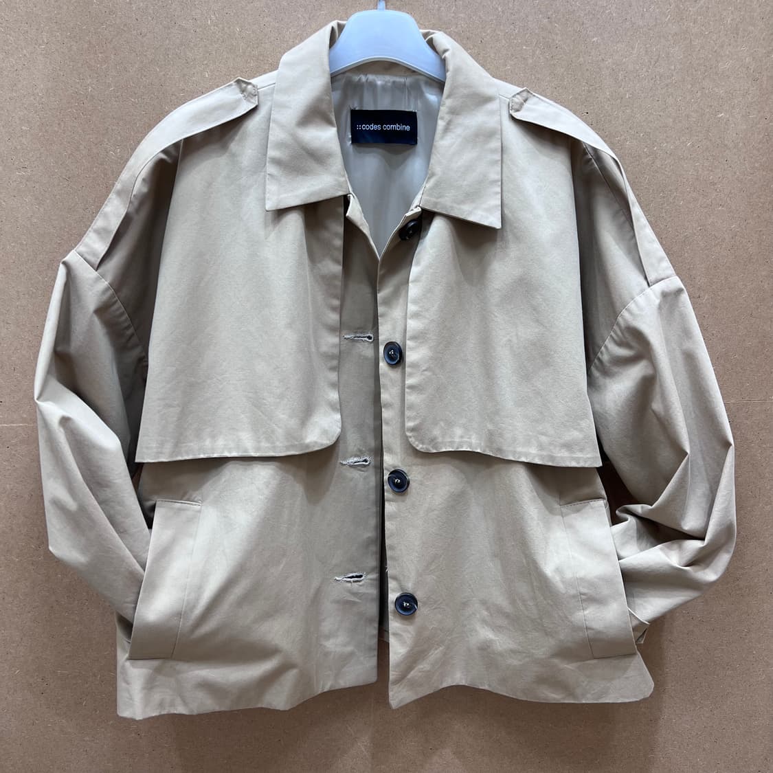 코데즈컴바인 숏 트렌치 자켓 상품이미지2