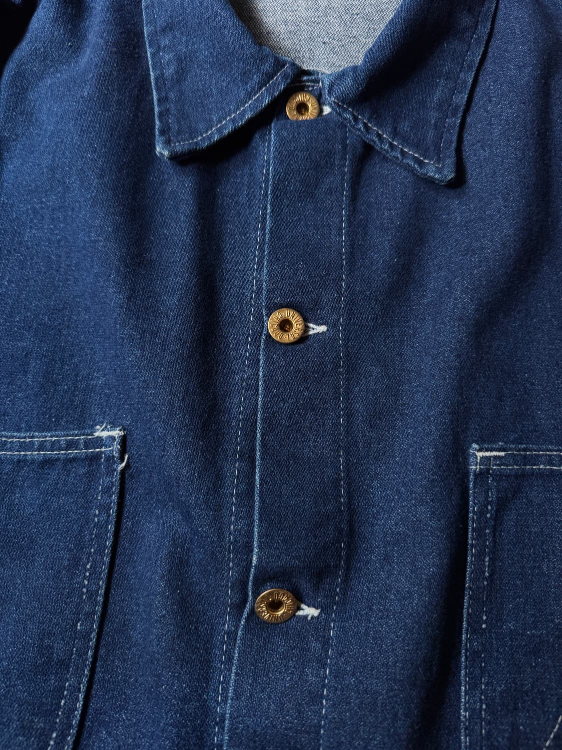 [L]80's 유니버셜 오버롤 유니온메이드 데님 초어 자켓 상품이미지3