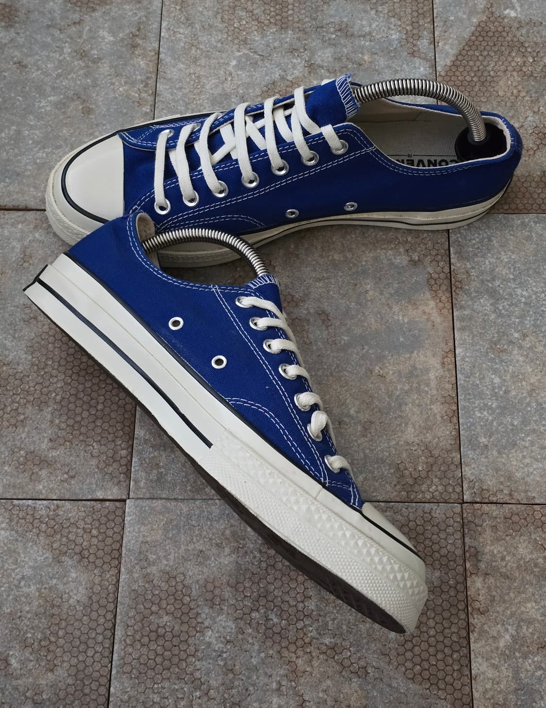 (280)컨버스 척 70 로우 빈티지 캔버스 러쉬 블루 상품이미지4