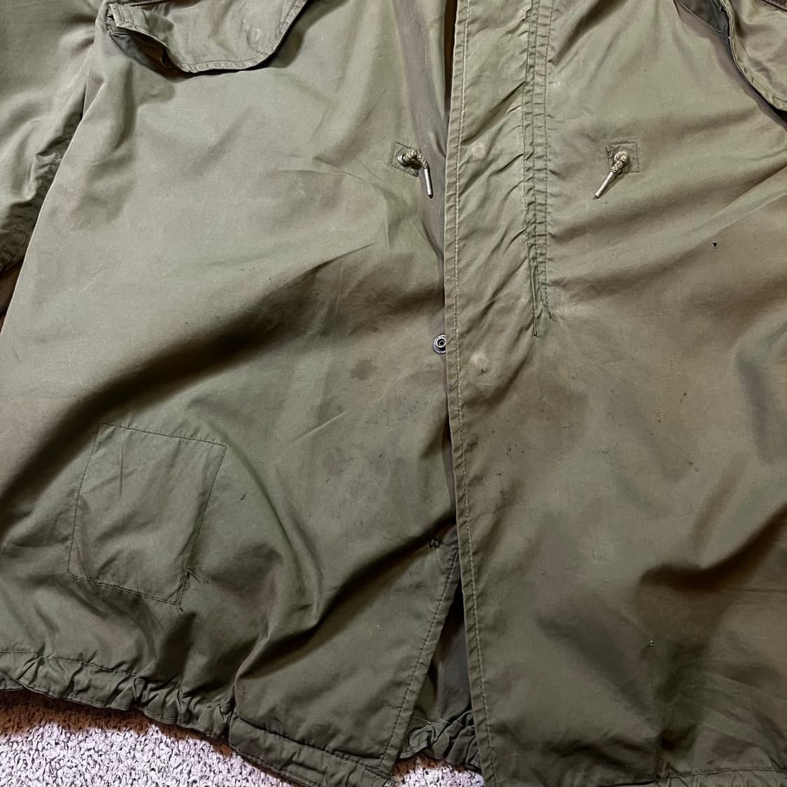 U.S 밀리터리 M-65 오리지널 개파카  상품이미지4