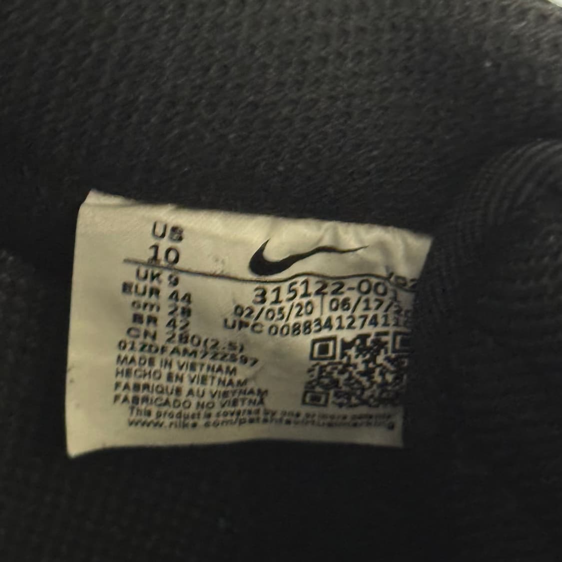 [정가 13만원] 나이키 에어포스 블랙 280 상품이미지8