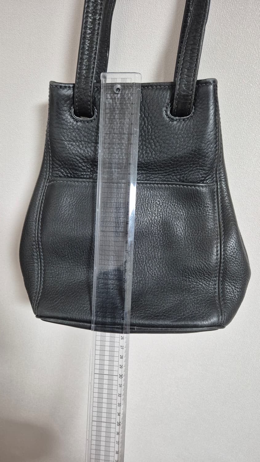 빈티지 올드코치 블랙 숄더백 made in USA 상품이미지10