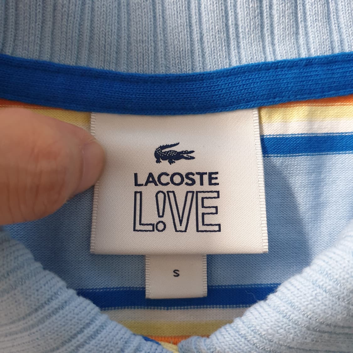 [무료배송] LACOSTE 스트라이프 민소매 폴로 티셔츠 상품이미지2