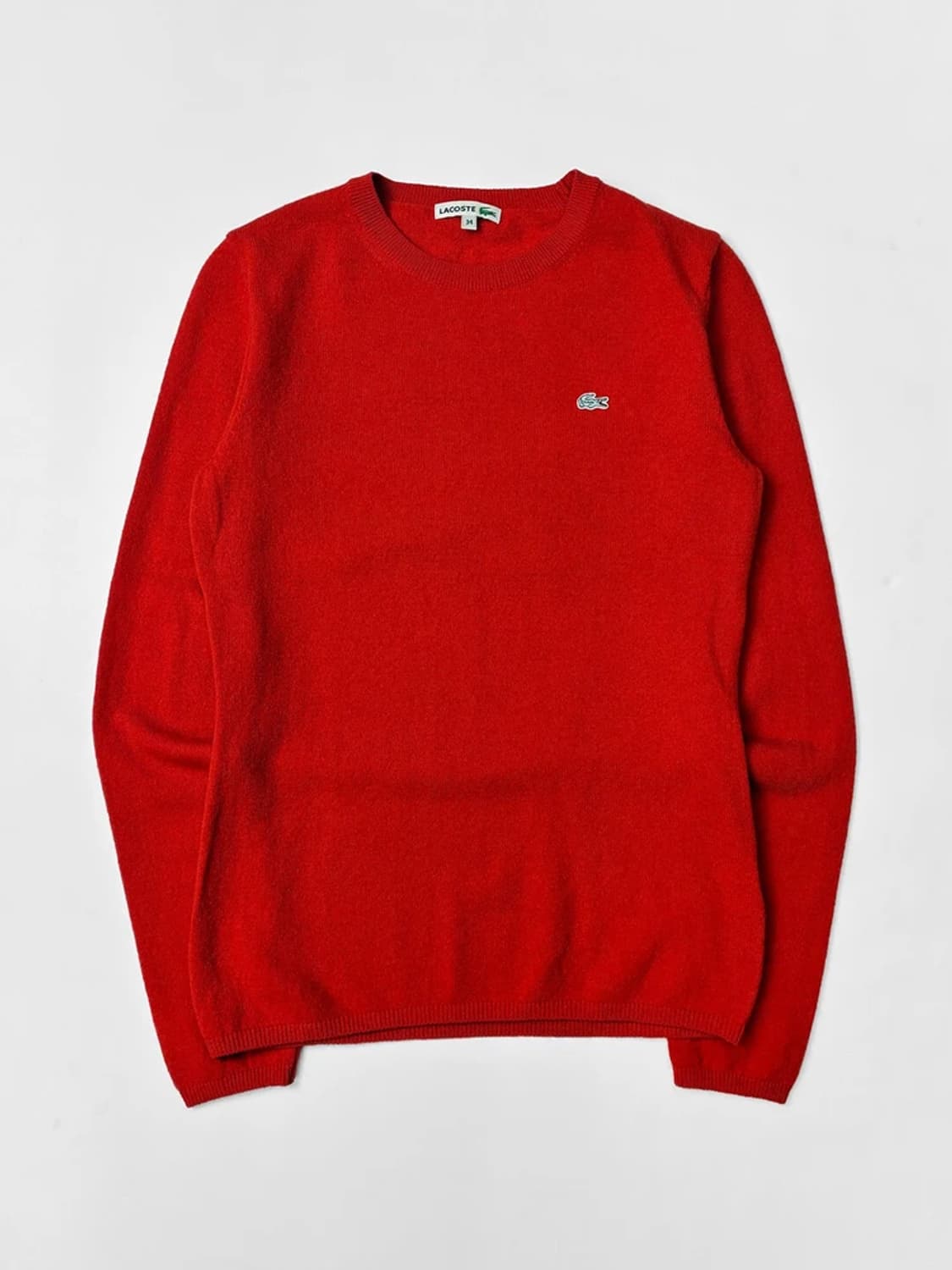 라코스테 화이트 크록 엘보 패치 울 니트 PN5333 상품이미지1