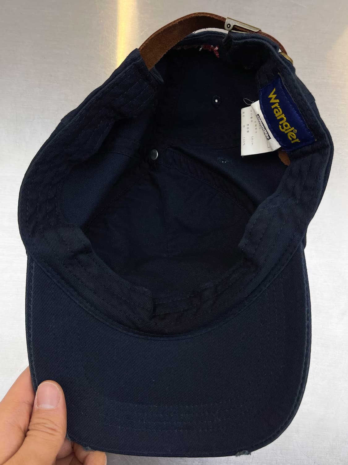 랭글러 데미지드 볼 캡 상품이미지4