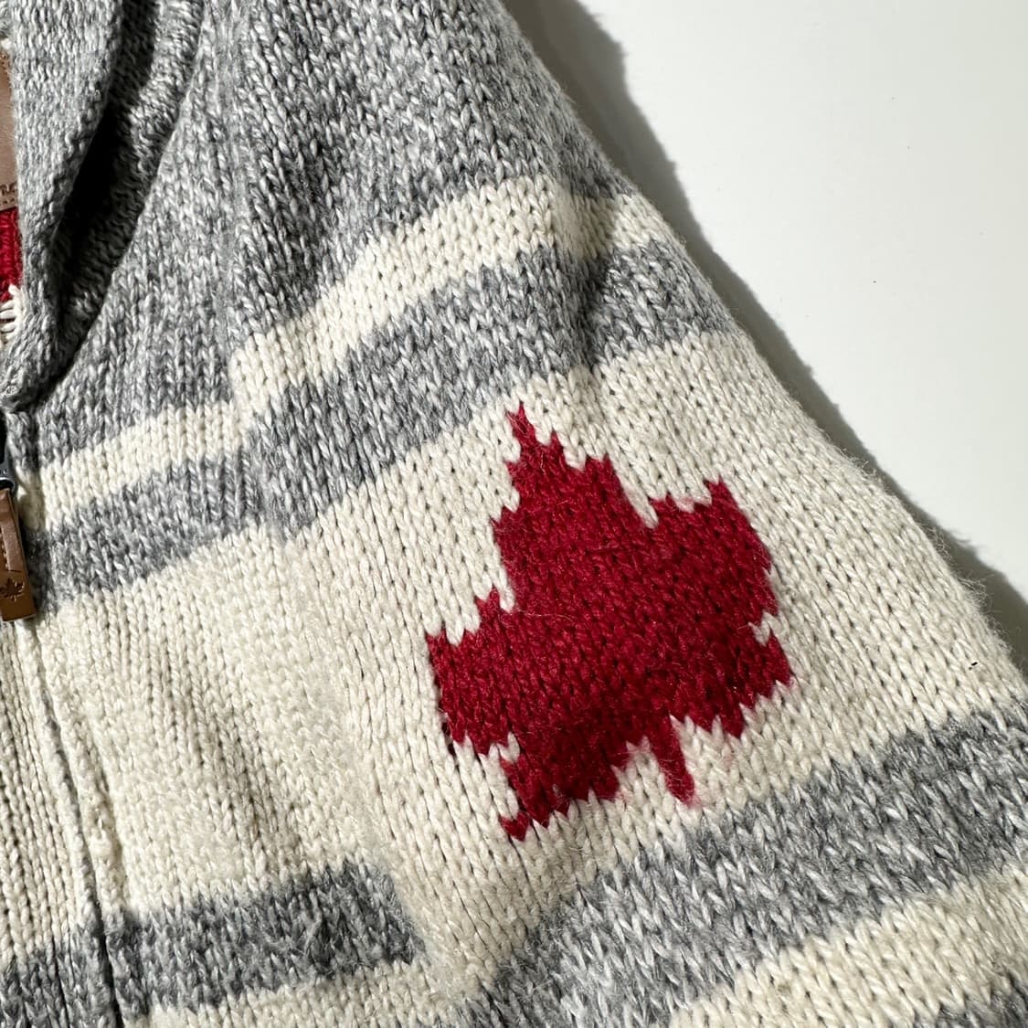 Canadiana 코위찬 스키 숄카라 니트 가디건 상품이미지6