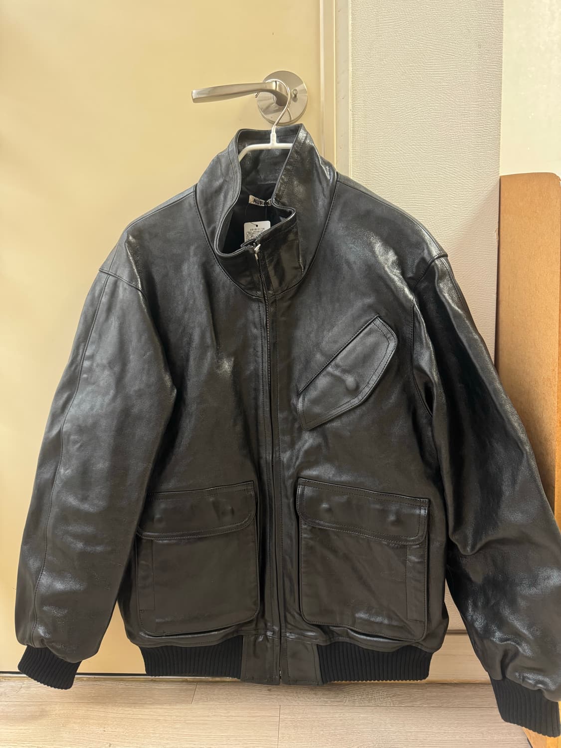 오라리25AW 램 레더 3사이즈 상품이미지1