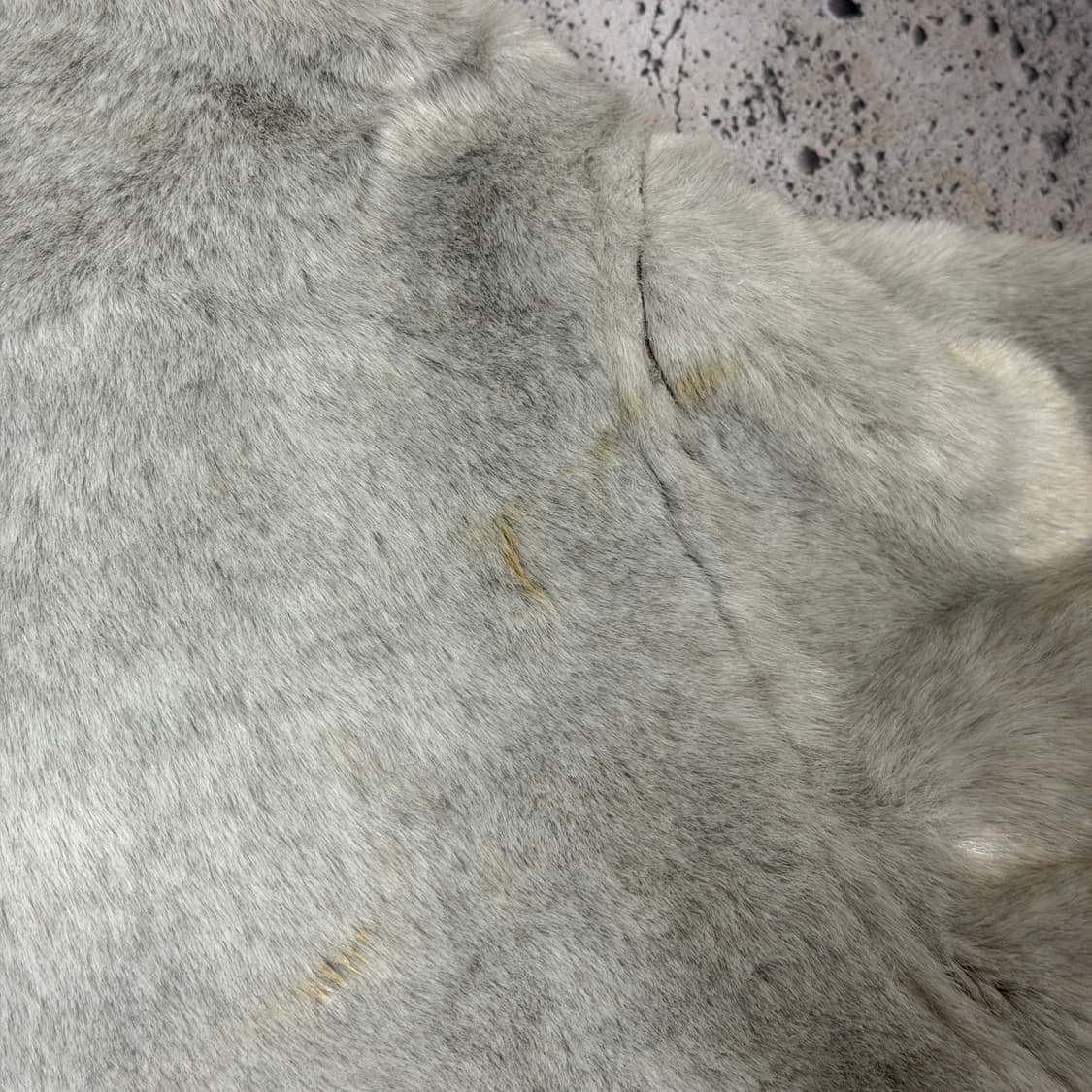 ✨ (바배) 페이크퍼 회색 무스탕 상품이미지5