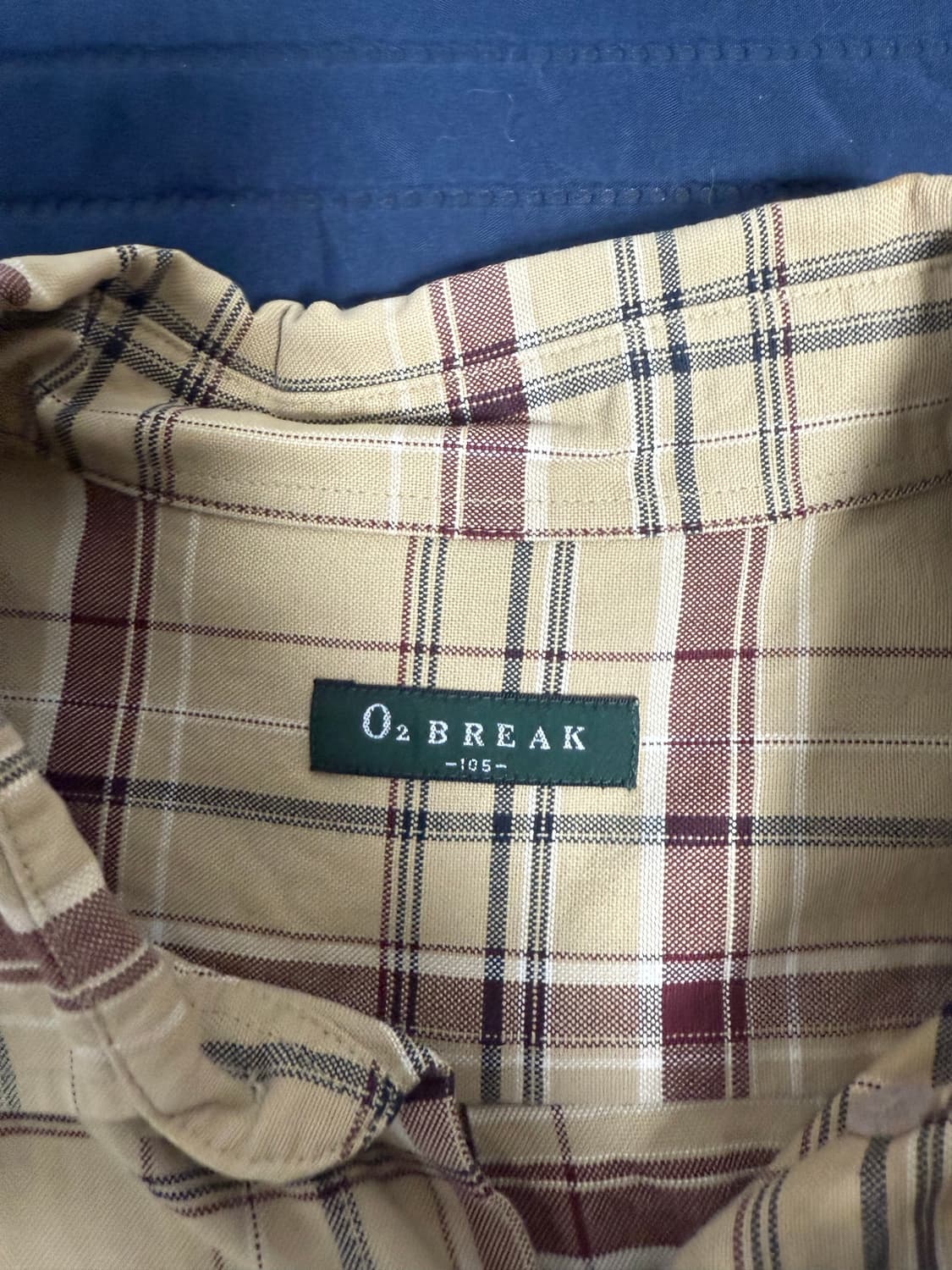 Vintage O2Break 체크 셔츠 상품이미지2