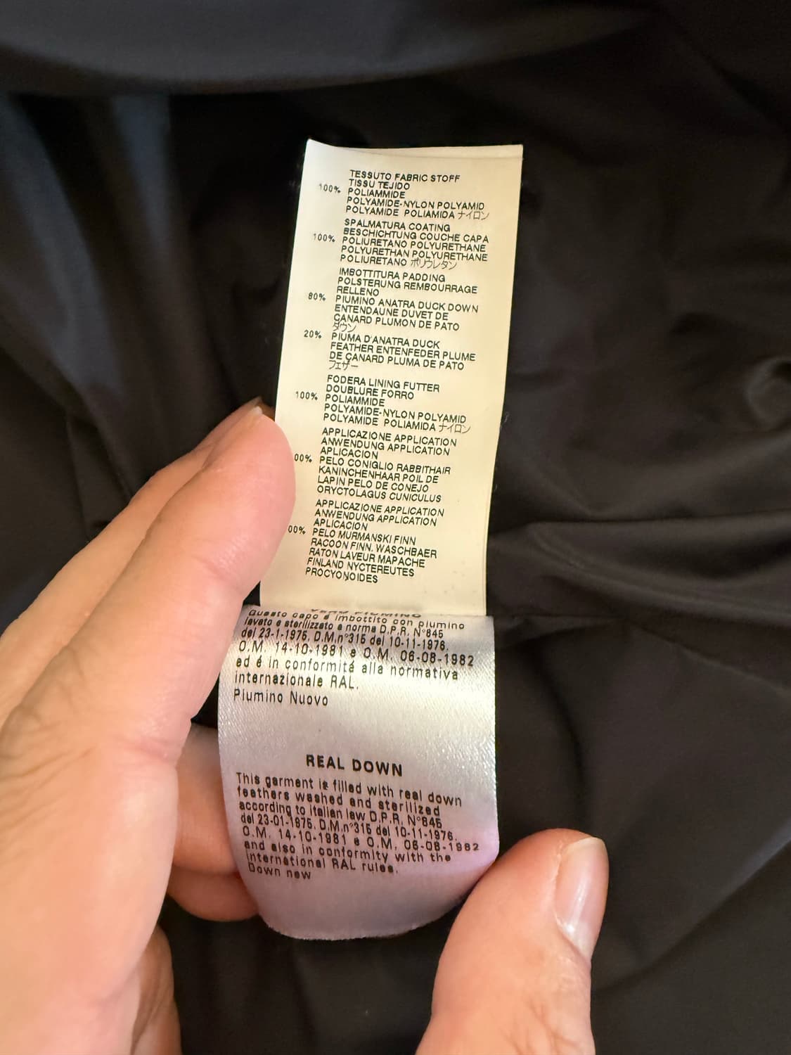 디스퀘어드/퍼 패딩/46(100) 상품이미지4