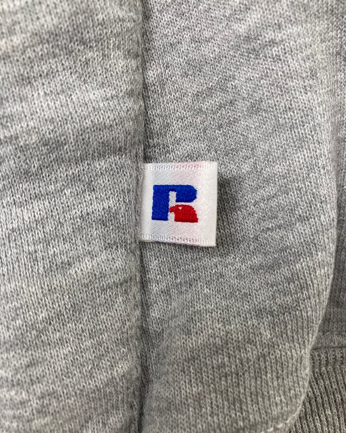 90s Russell Zip Up Hoodie (heather grey) 상품이미지5