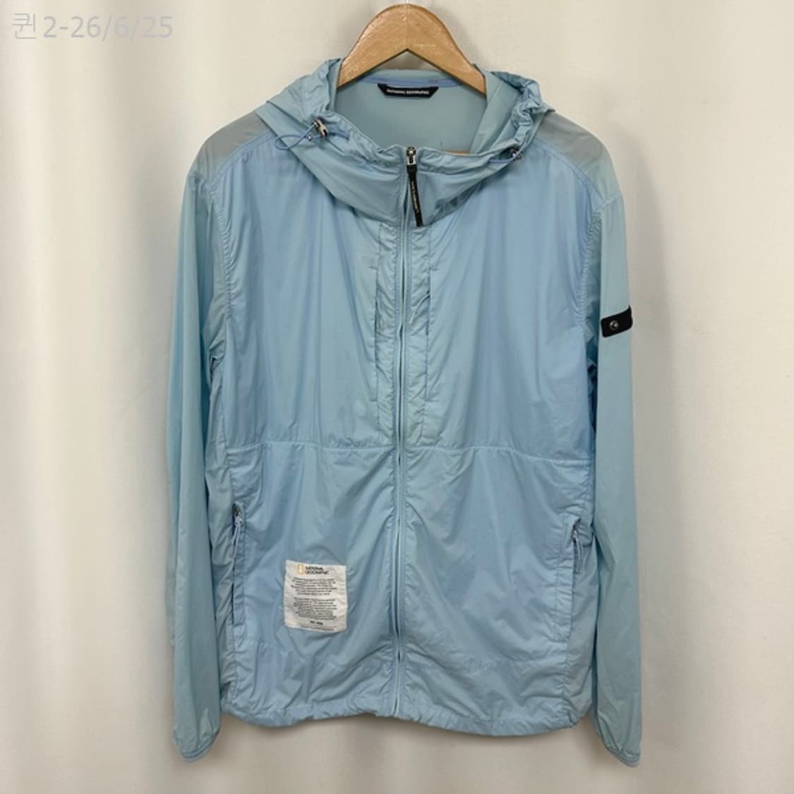 네셔널지오그래픽 남자 얇은 집업자켓 블루 105 XL 상품이미지1