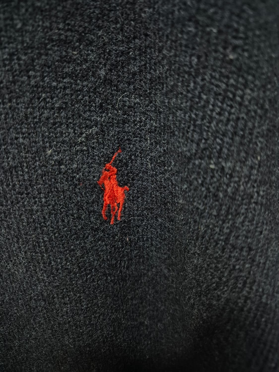 폴로 울 니트 네이비 상품이미지3