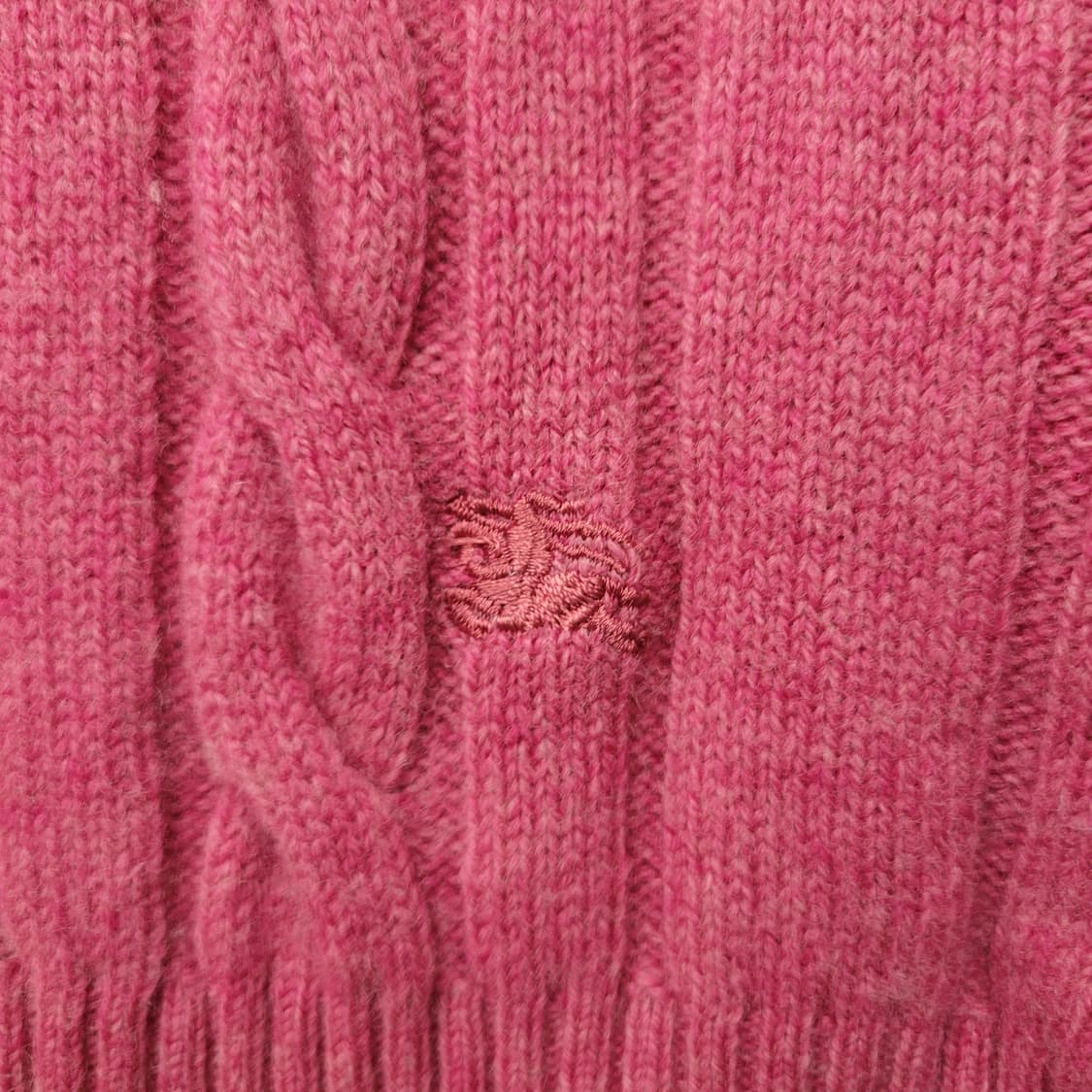 Burberry 버버리 브이넥 니트 핑크 상품이미지3