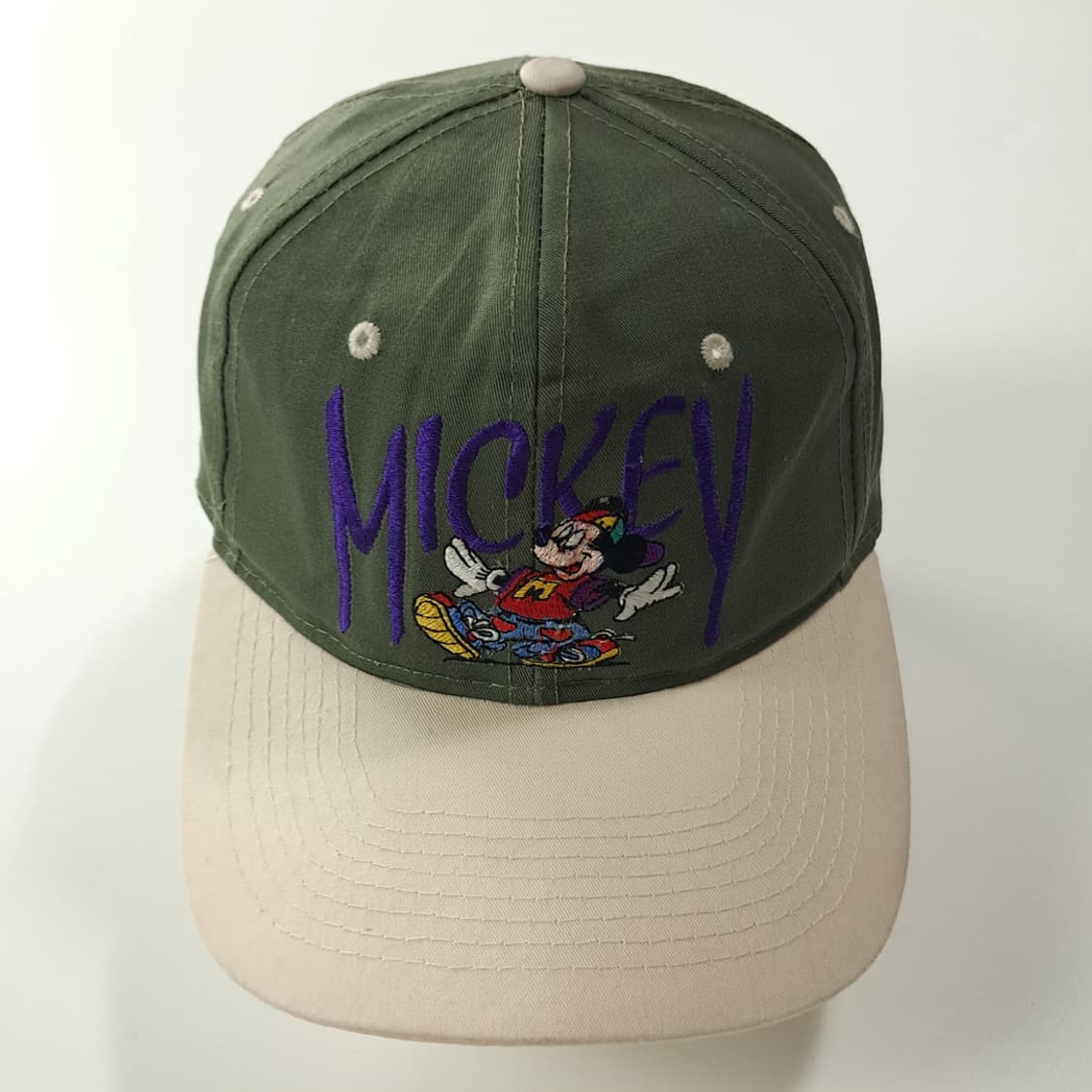 빈티지 미키 마우스 투톤 스냅백 볼캡 P2108 상품이미지3
