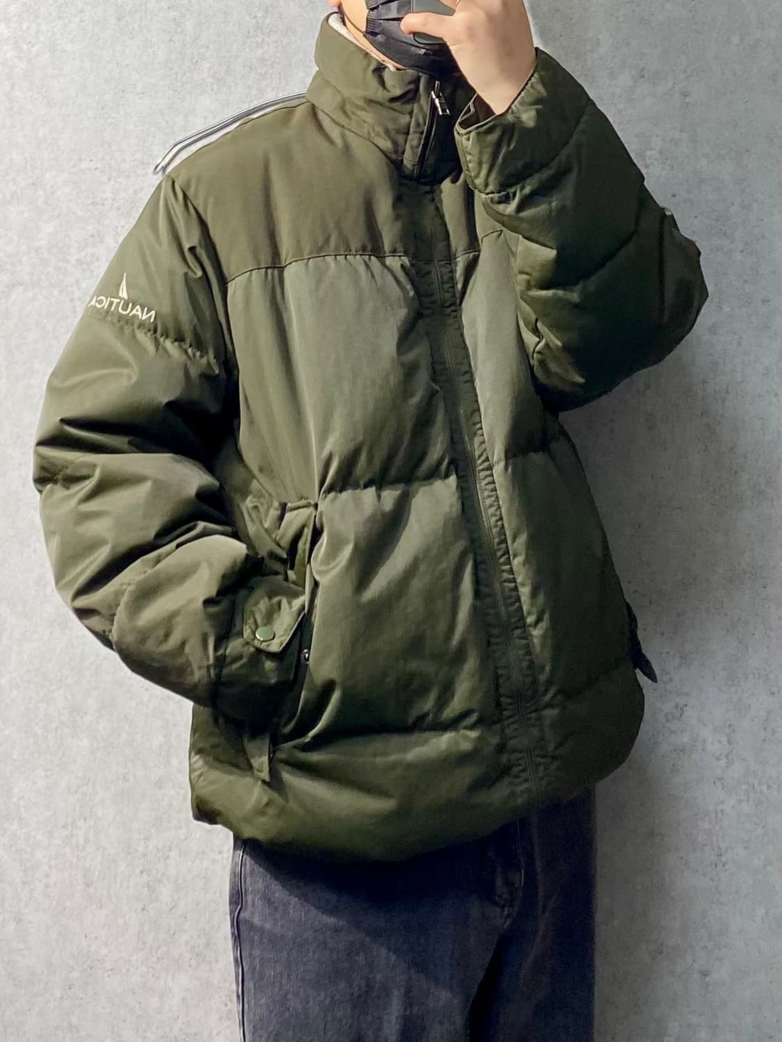 [L] Nautica 노티카 카키 투웨이 덕다운 패딩 상품이미지9