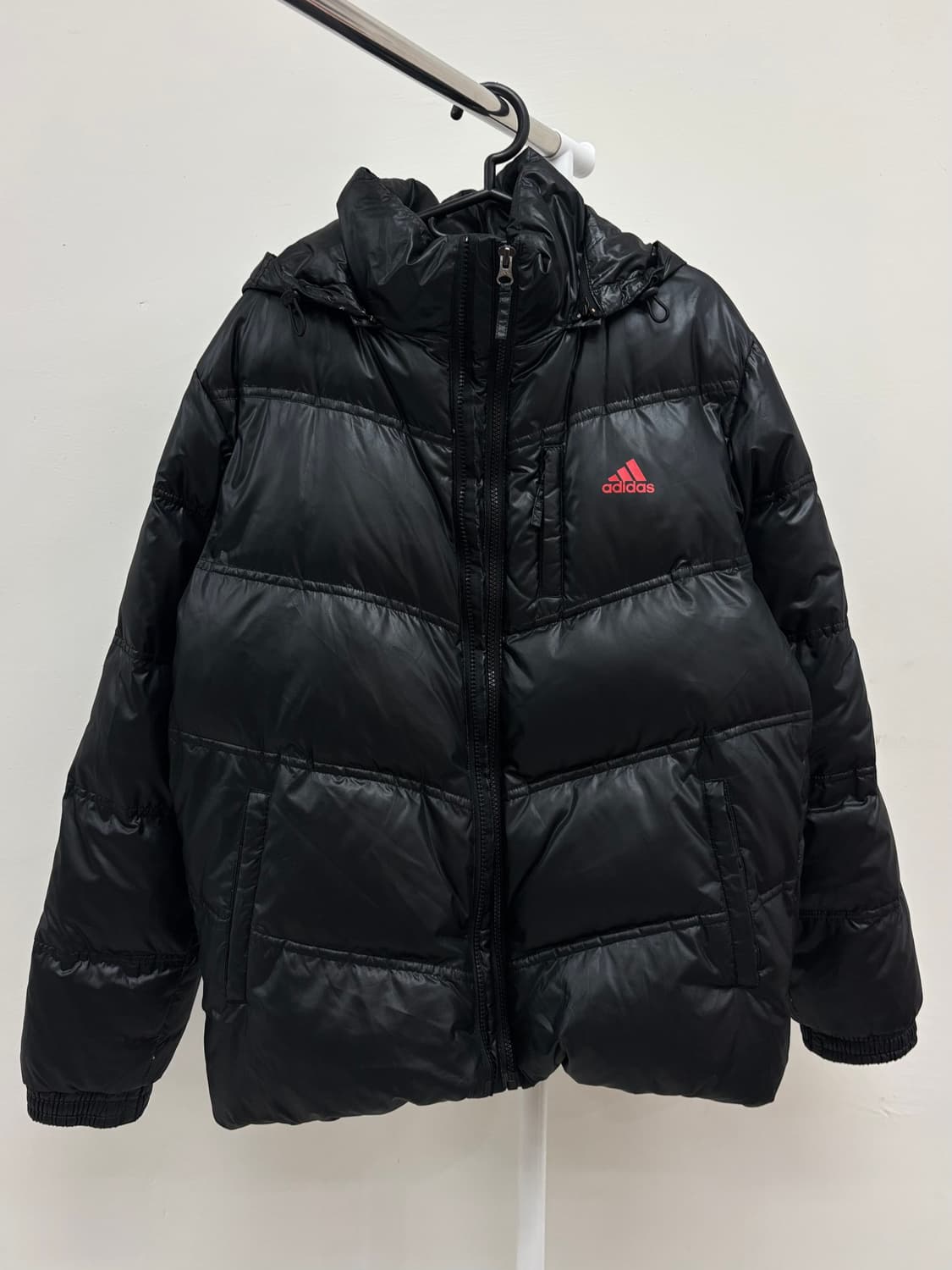 빈티지 아디다스 덕다운 블랙 패딩 상품이미지5
