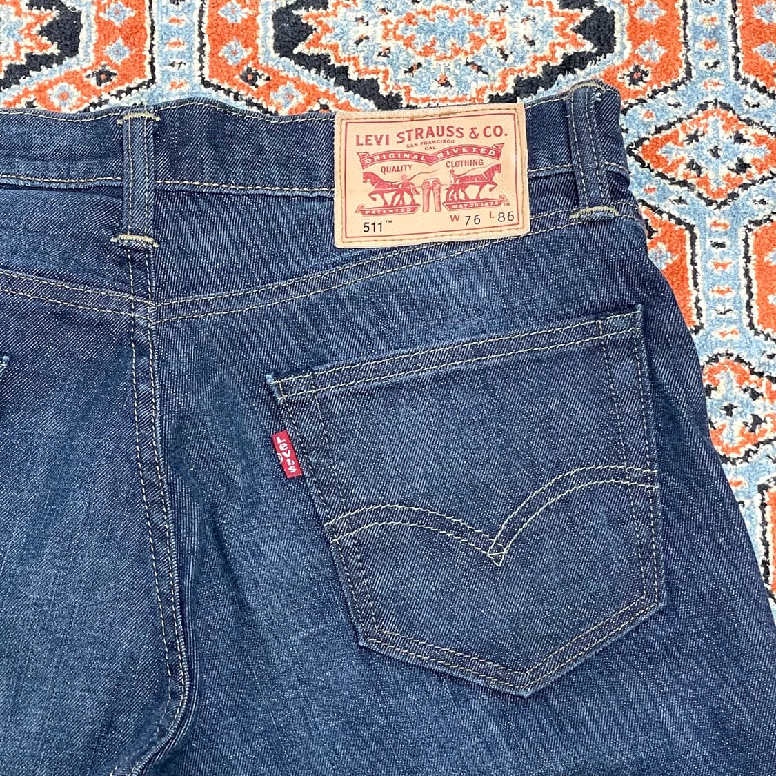 리바이스511 생지 데님팬츠 W30L34 상품이미지4