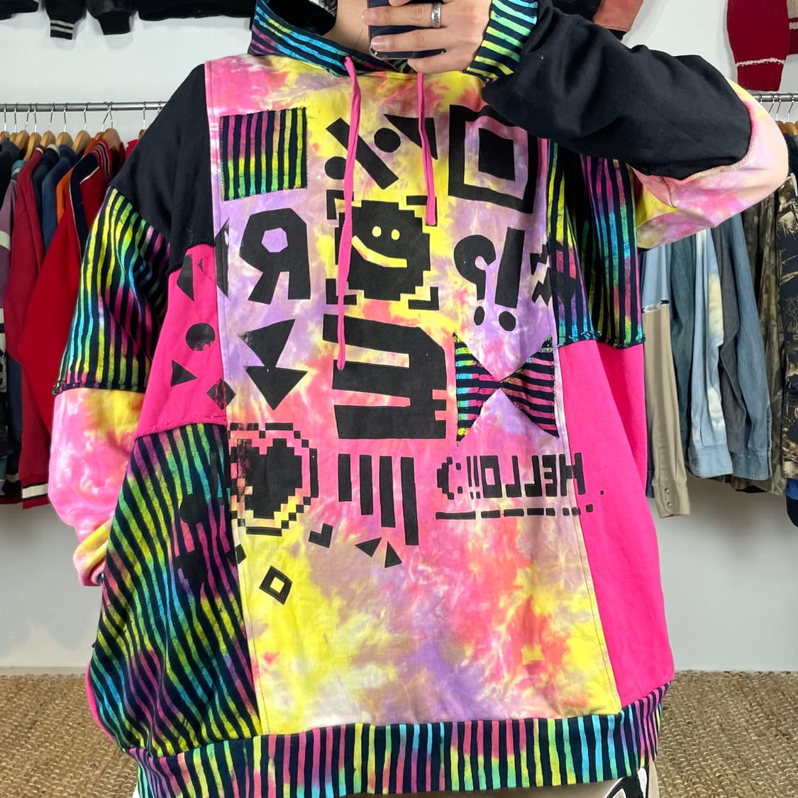 EL RODEO Japan 스트릿 오타쿠 오버핏 후드티 상품이미지1