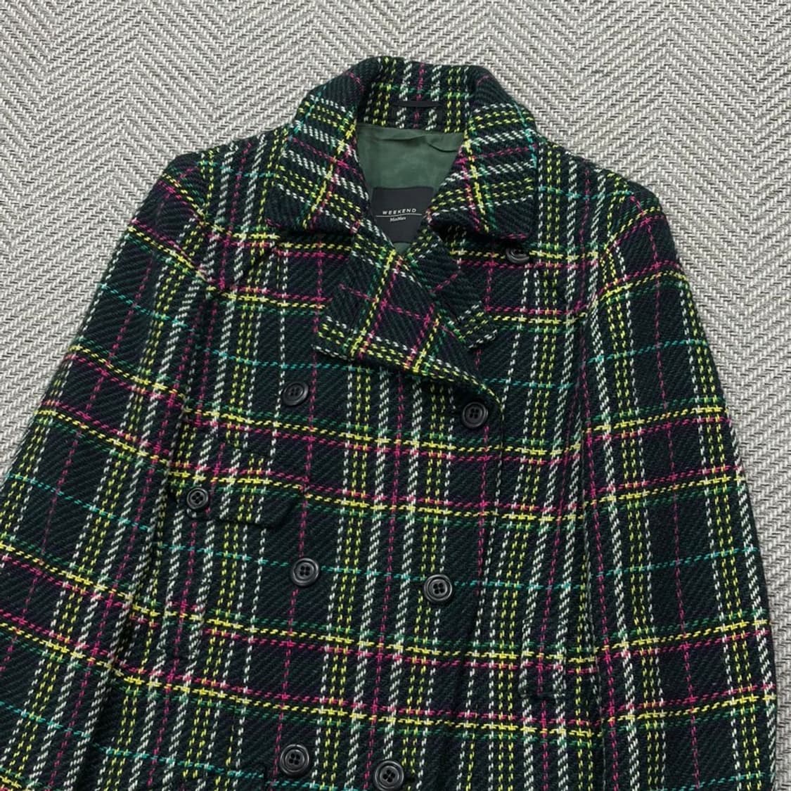 막스마라 위캔드 울 체크 자켓 v2041 상품이미지3