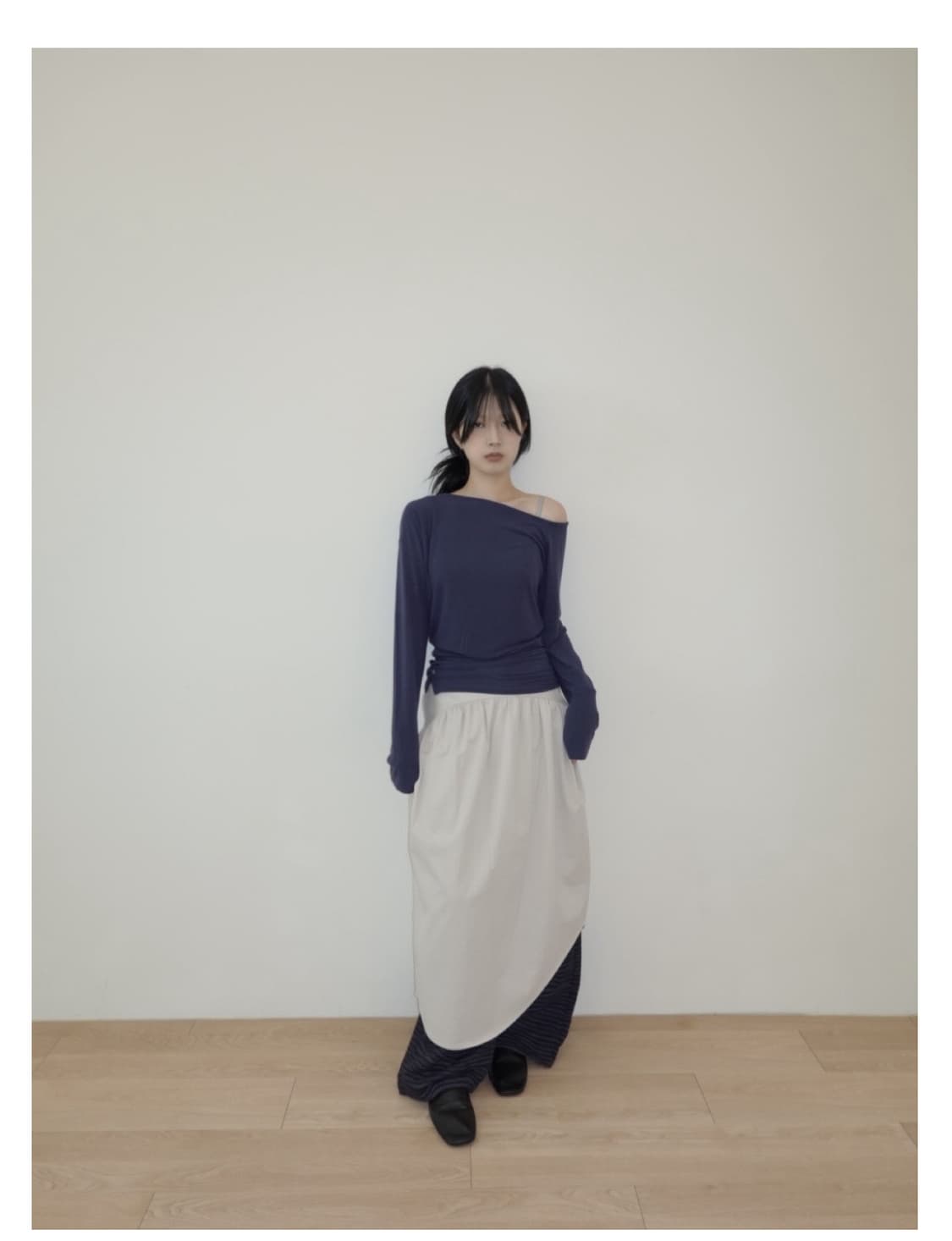 루아 언발 스커트 회렌 상품이미지1