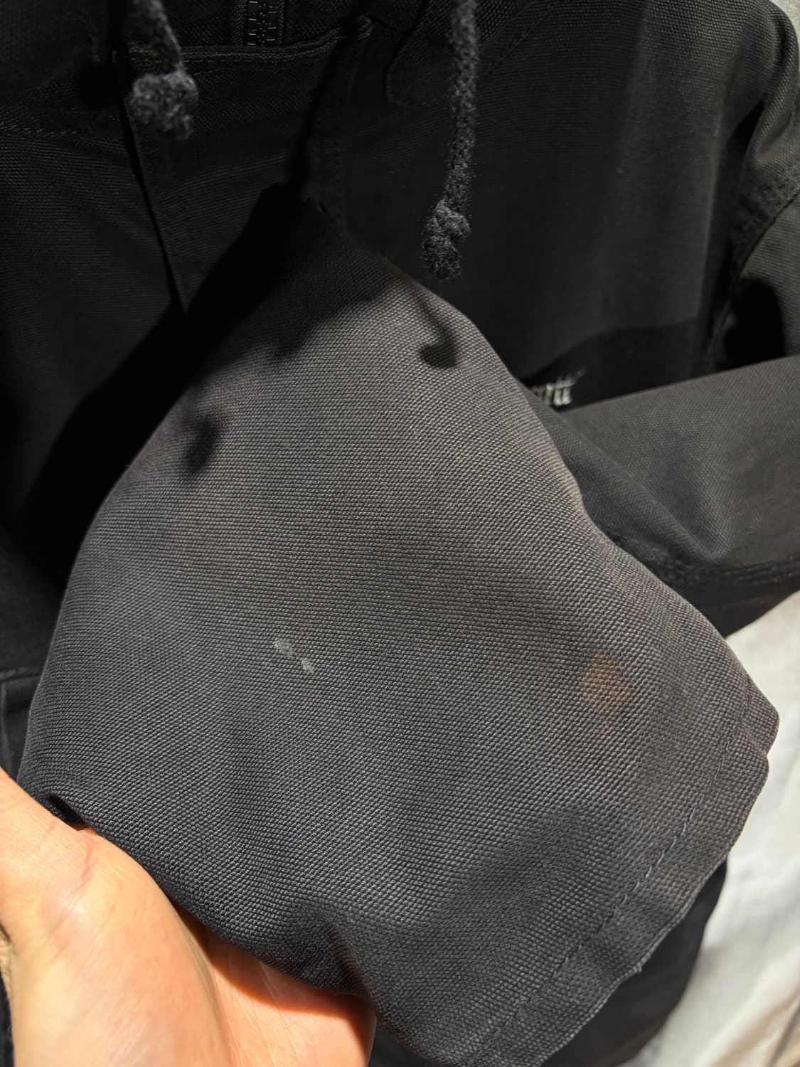 M Carhartt 칼하트 스펠링 하이넥 블랙 야상 상품이미지7