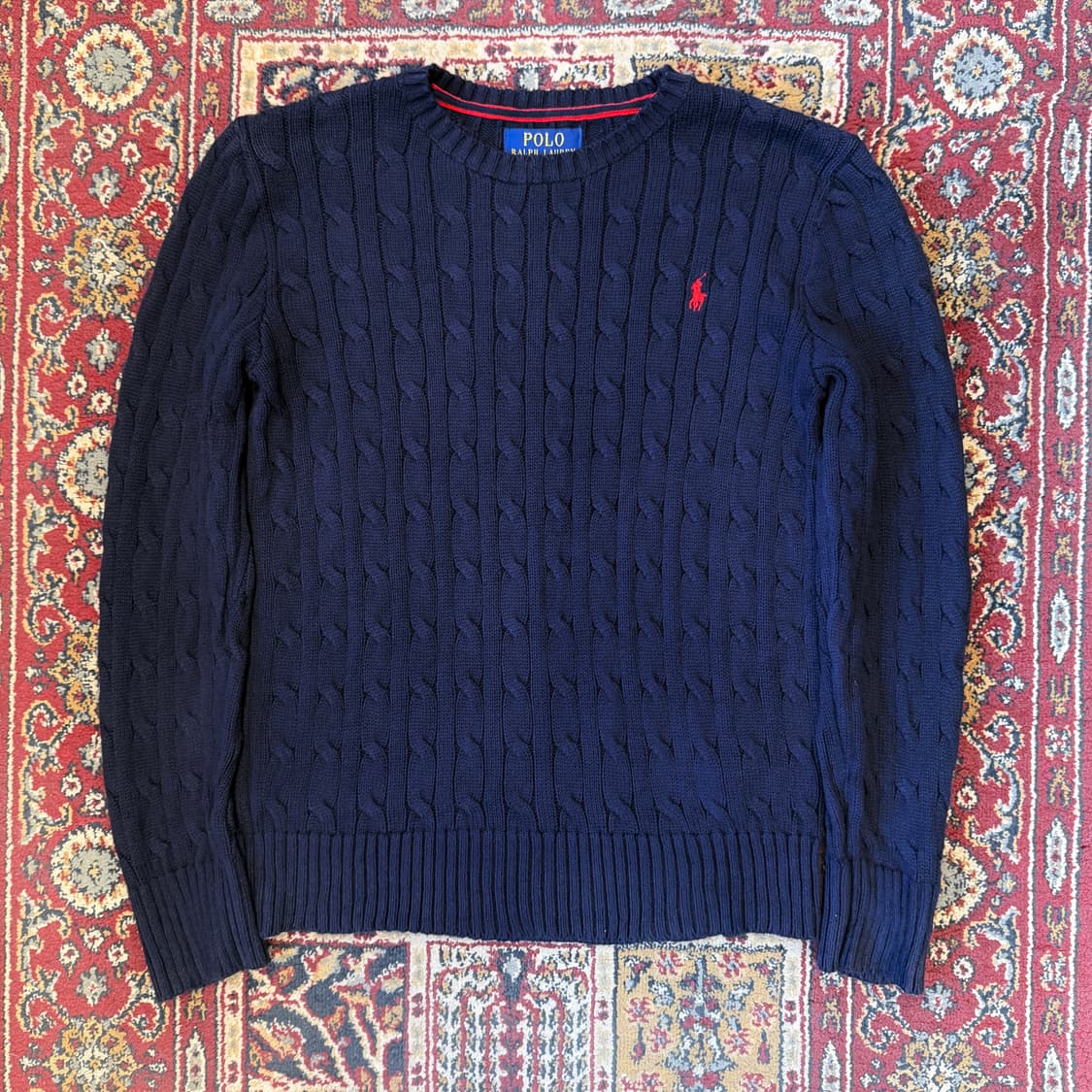 폴로 랄프로렌 코튼 케이블 니트 [ 44 ] 상품이미지1