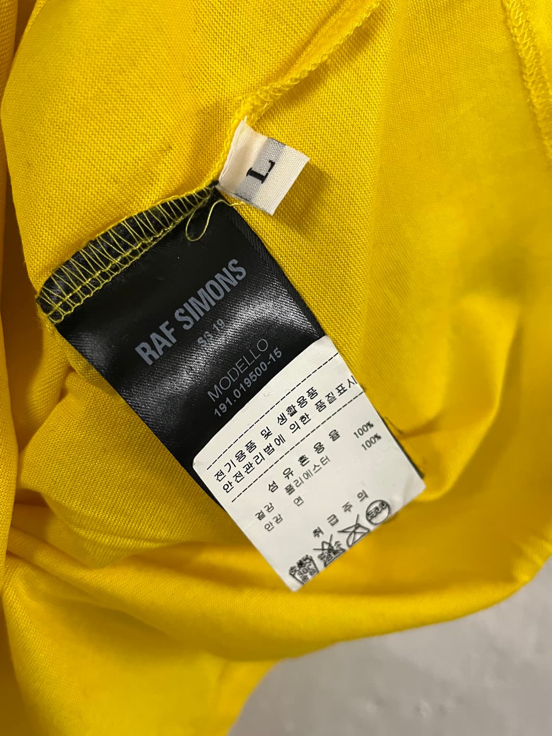 라프시몬스 19SS 컬렉션 반팔 티셔츠 상품이미지4