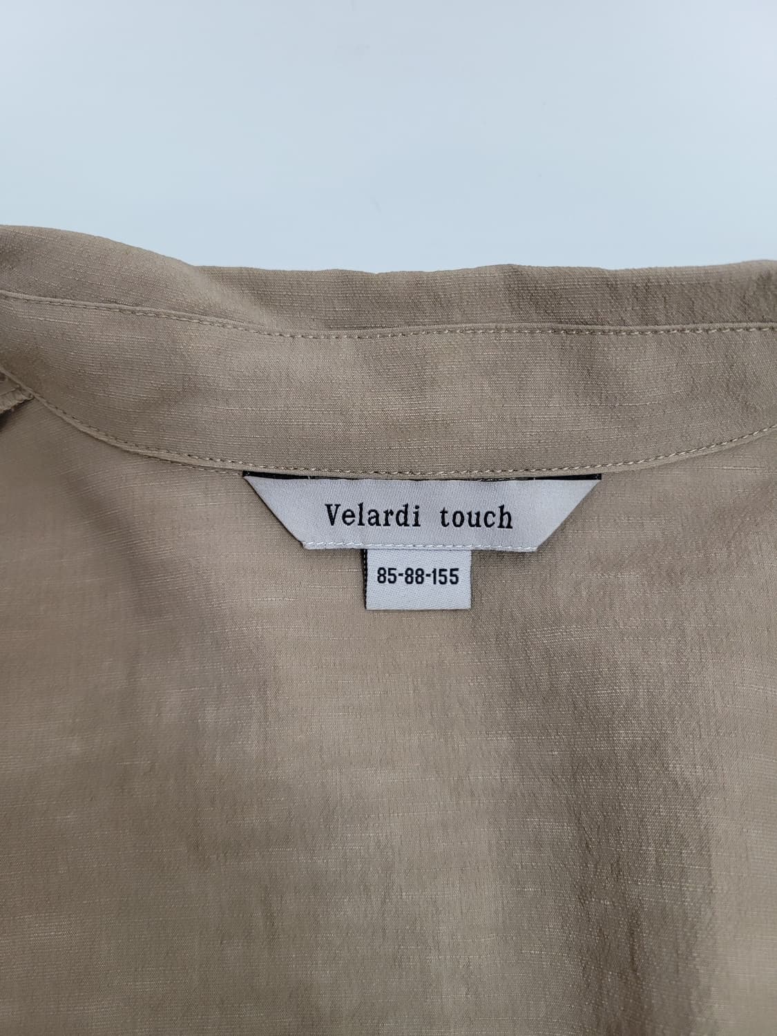 벨라디터치 린넨 레이온 빅포켓 오버핏 자켓 / 여 85 베이지
 상품이미지8