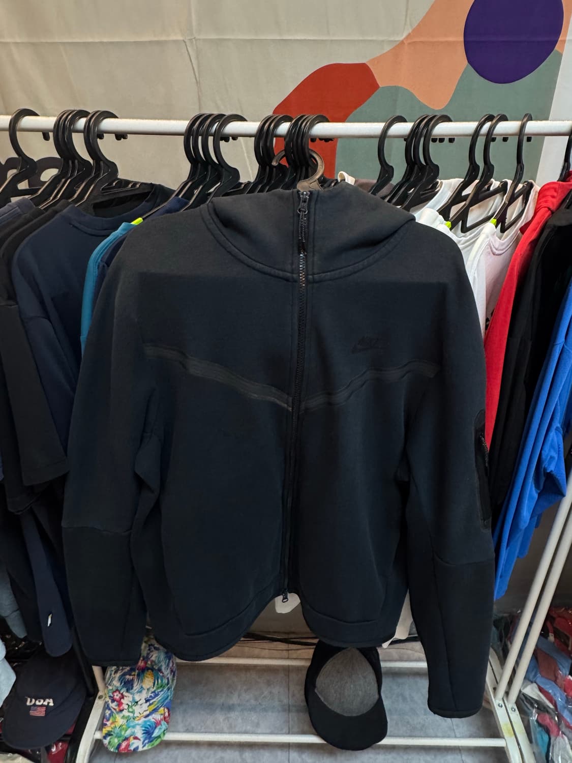 나이키 테크팩 후드집업 블랙 XL 상품이미지1