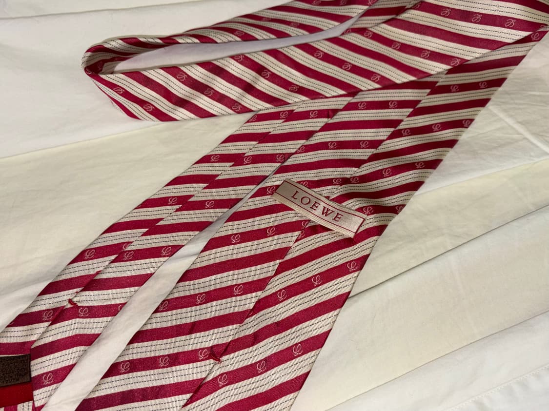 (무료배송) 명품 로에베 넥타이 상품이미지3