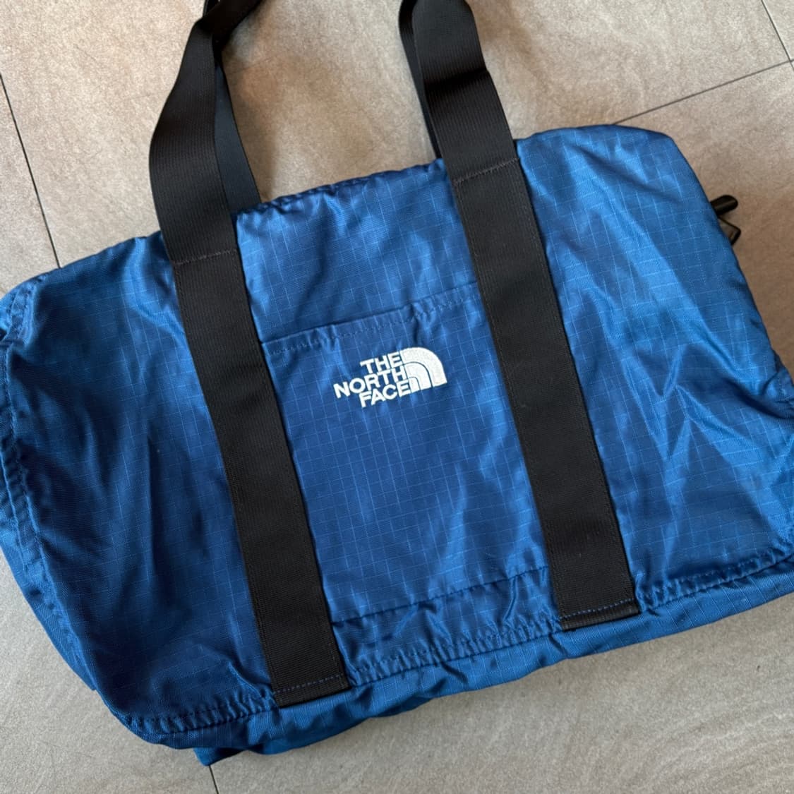 노스페이스 블루 나일론 숄더백 가방 상품이미지2