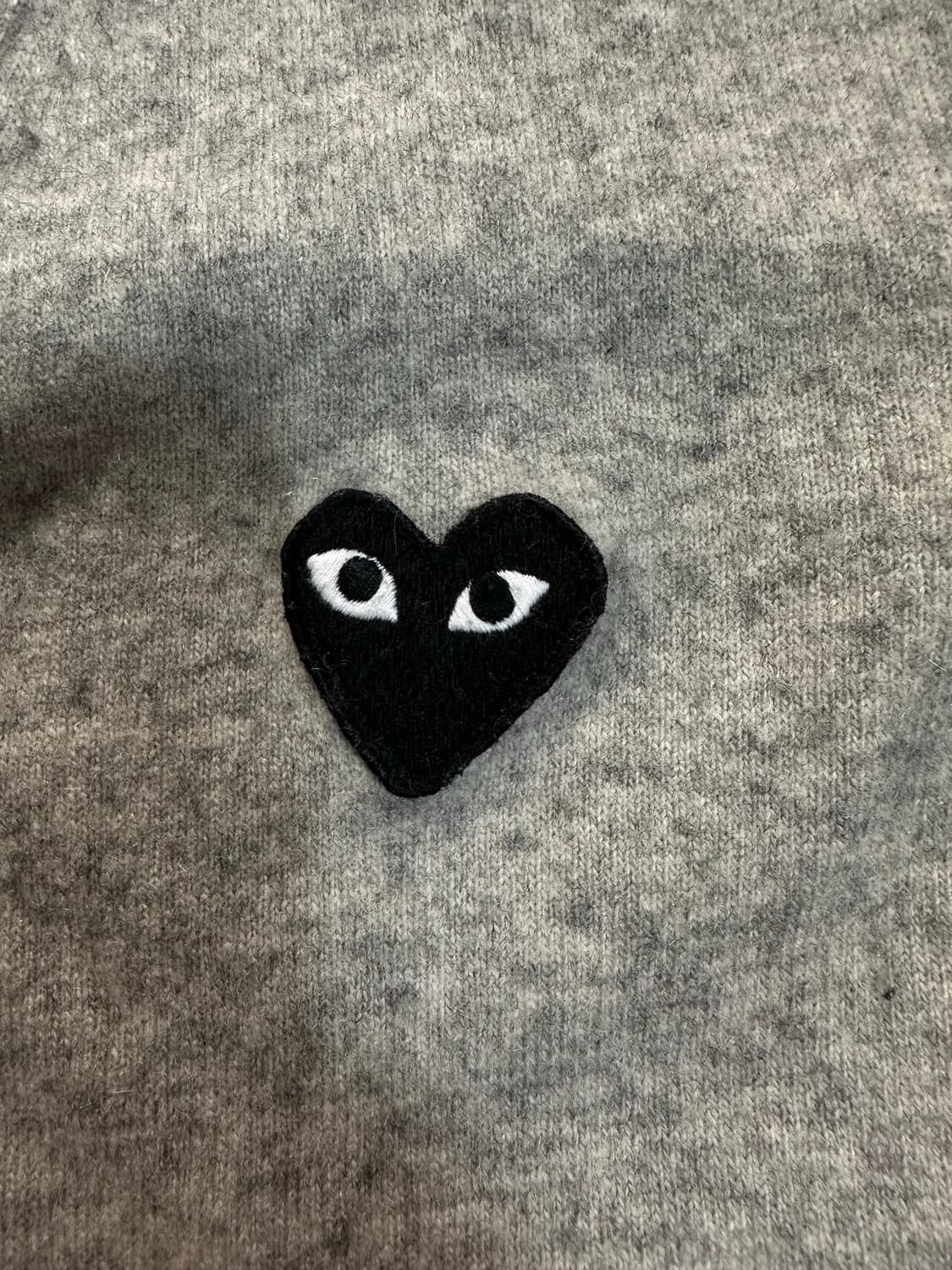 꼼데가르송 PLAY 회색 가디건 상품이미지6