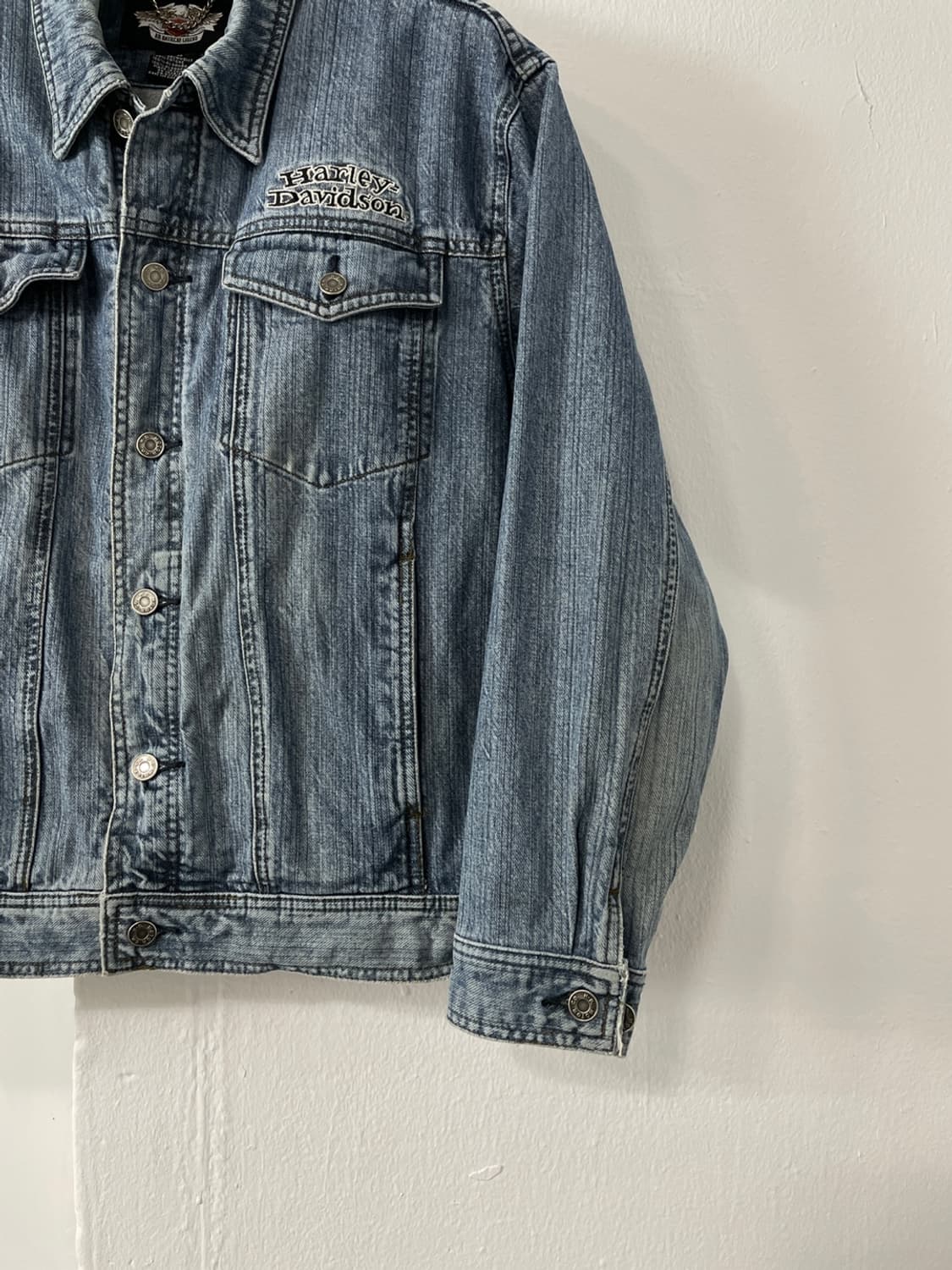 할리 데이비슨 빈티지 데님 자켓 상품이미지6