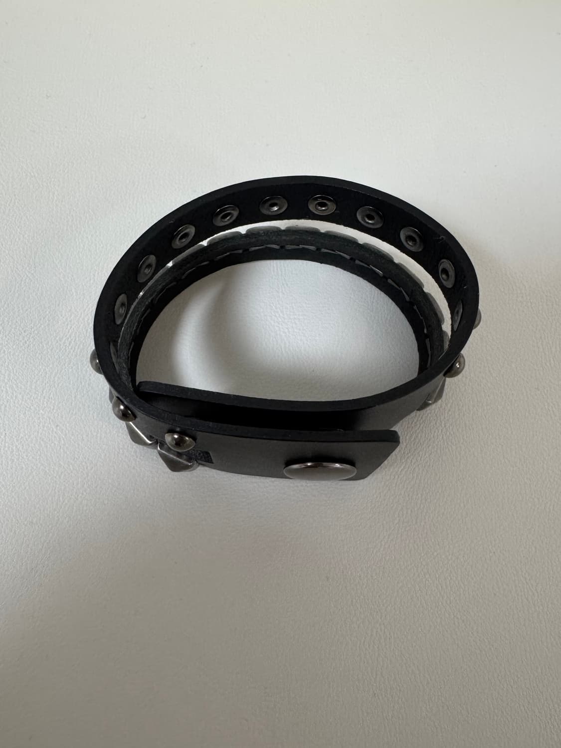 에브리벌스데이 Doublestudleather belt bracelet 상품이미지4