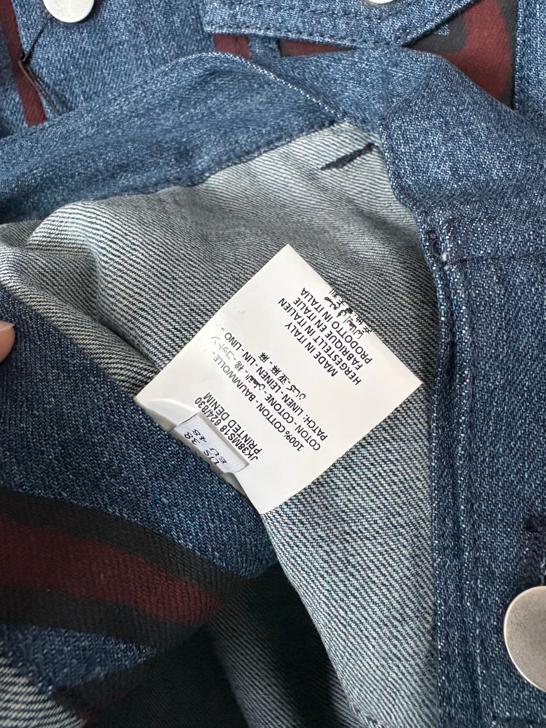 JW 앤더슨 컬렉션피스 데님 자켓 상품이미지5