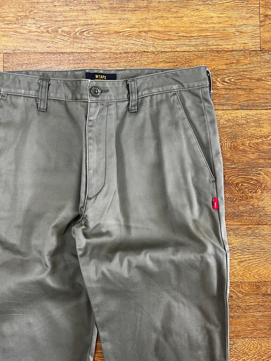 wtaps 더블탭스 코튼 치노 팬츠 / 카키 - L (32) 상품이미지3