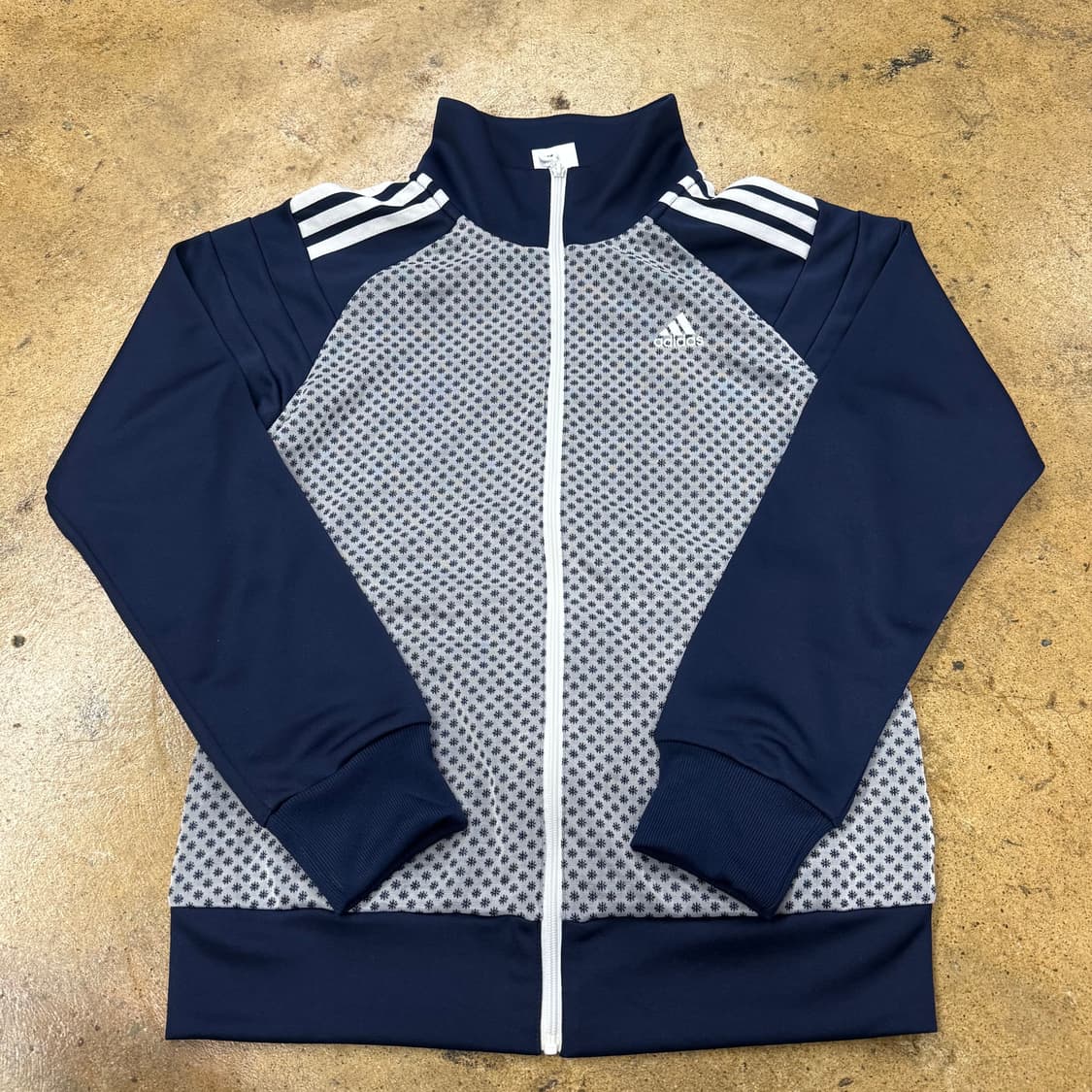 아디다스 스포티 도트 네이비 져지 트랙탑 상품이미지2