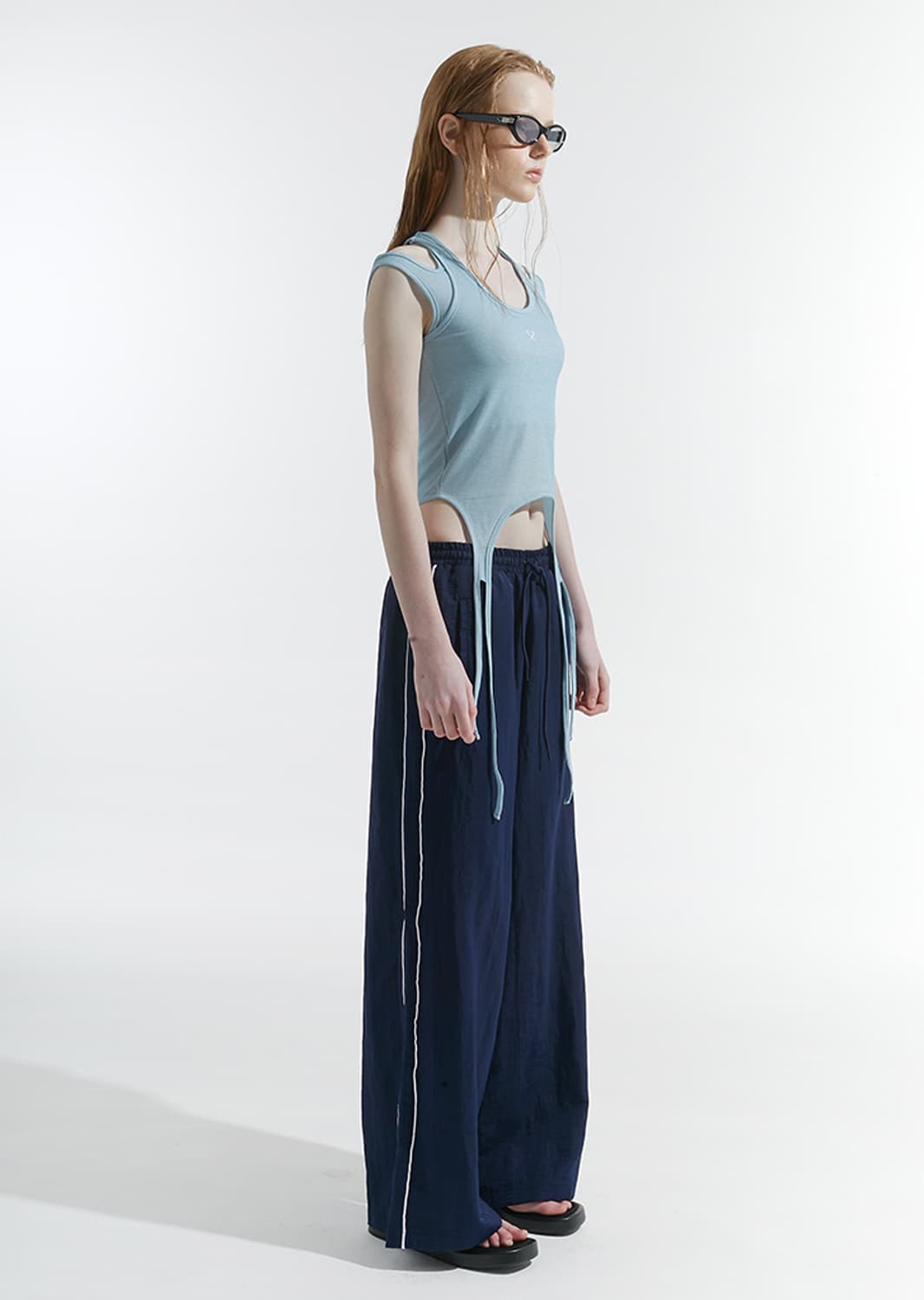 SAYSRA MASH LAYERED SLEEVELESS, SKY BLUE 상품이미지7