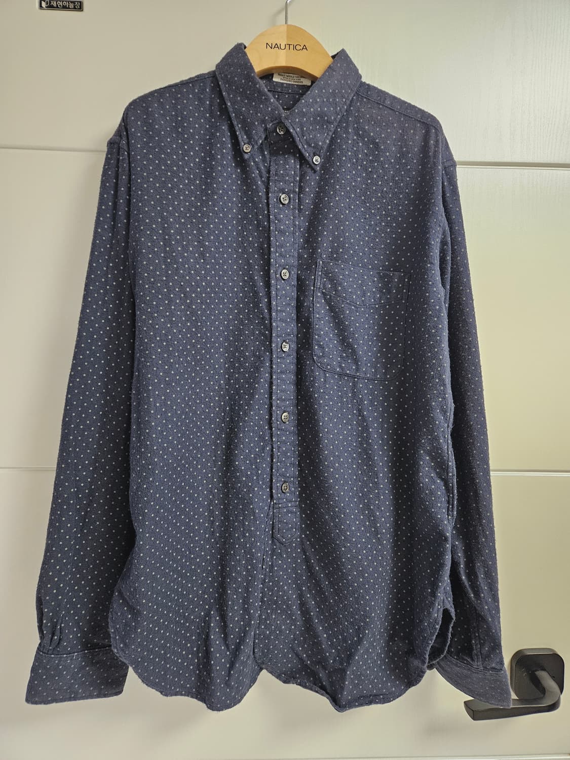 (m) 엔지니어드가먼츠 네이비 도트 셔츠 상품이미지1