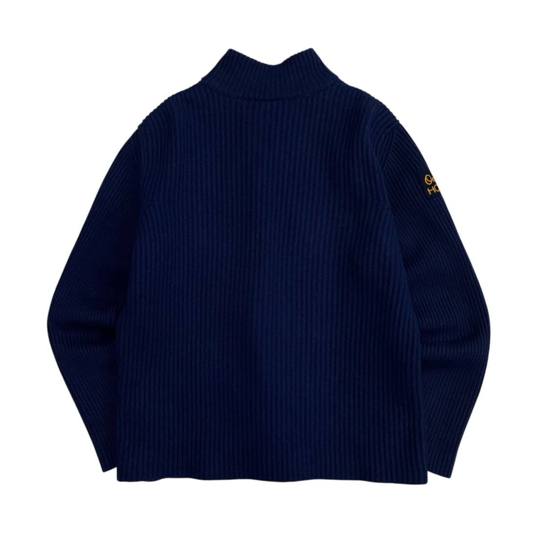 나이키 패치 네이비 니트 집업 M 상품이미지3