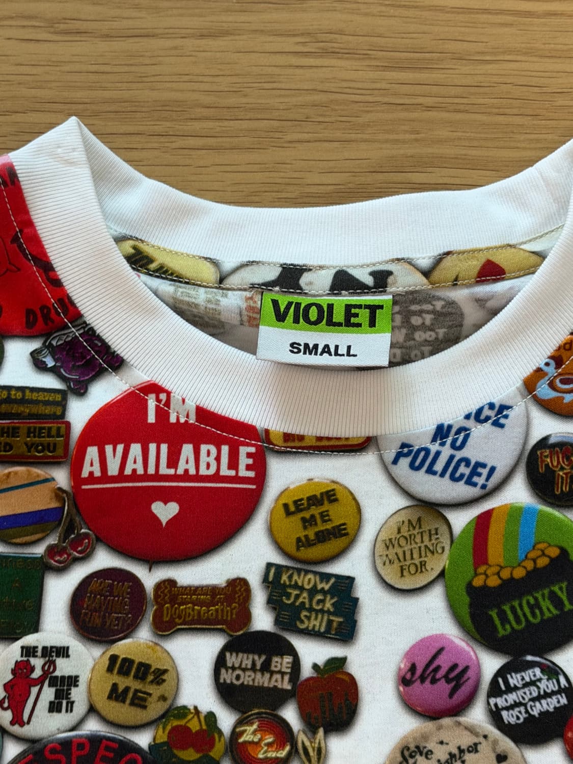 바이올렛  Pins Tee S  상품이미지2