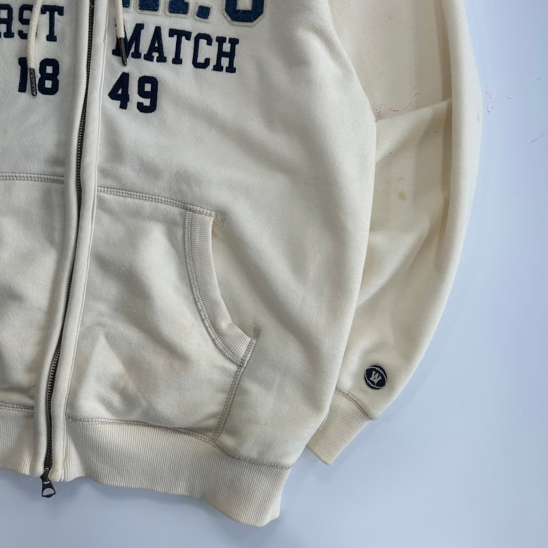 Who A U 후아유 아이보리 후드집업 상품이미지5