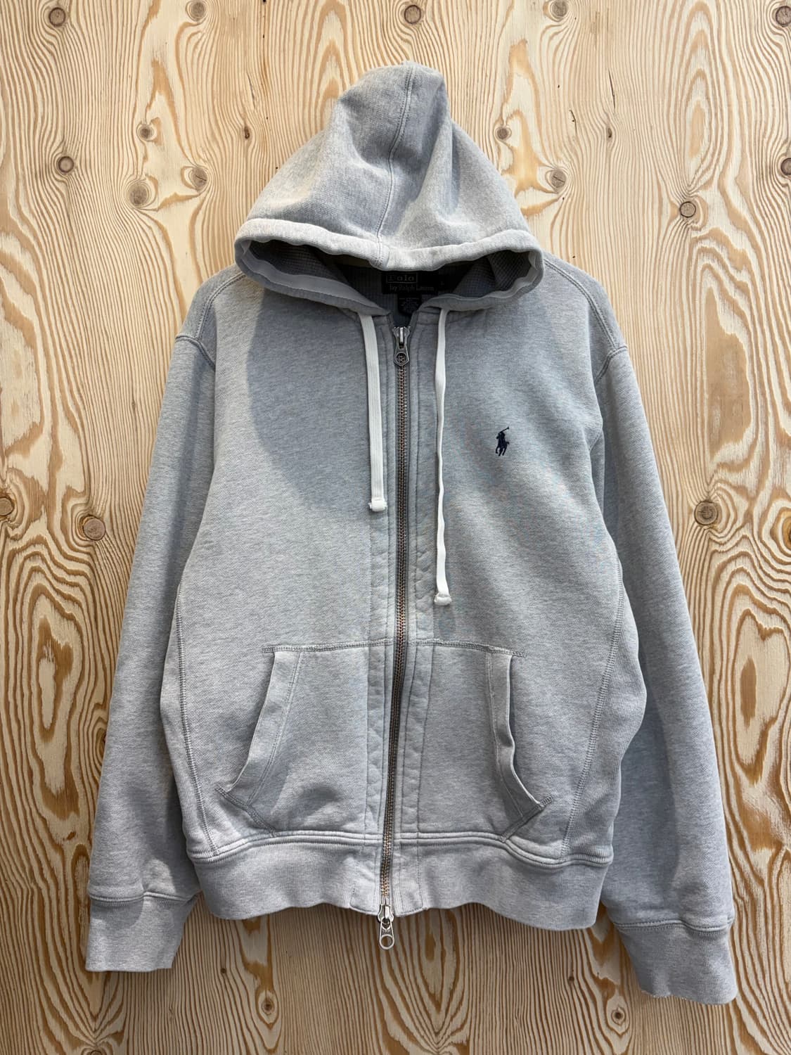 폴로 랄프로렌 와플 투웨이 후드집업 상품이미지1