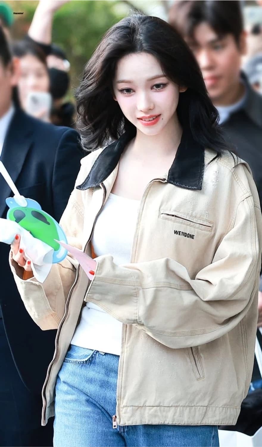 [xl] 카리나 we11done 옥스포드 워크 자켓 베이지 상품이미지3